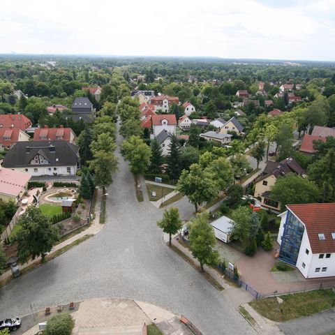 Neuenhagen von oben vom Rathausturm 